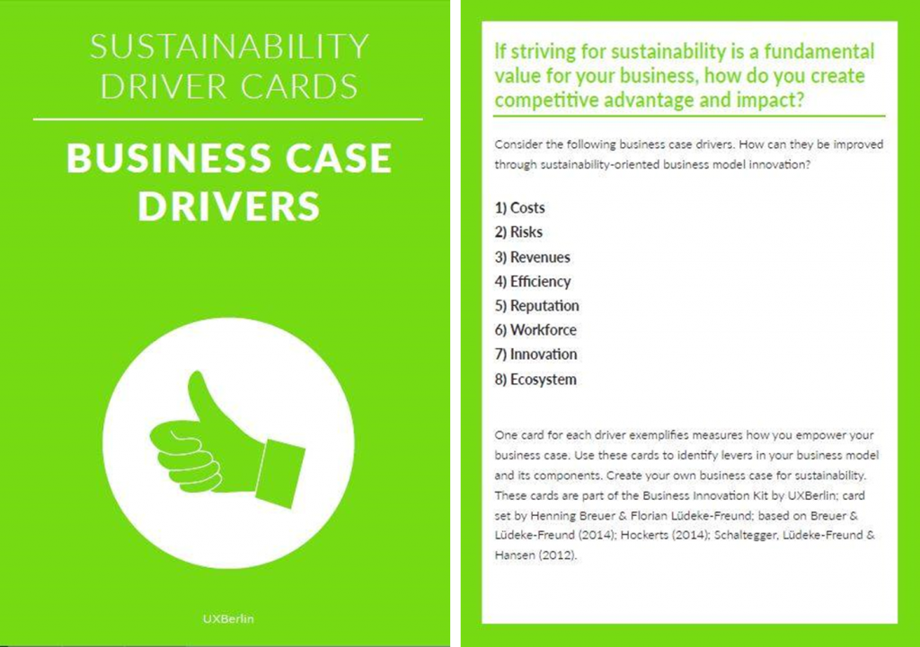 Sustainability Driver Cards