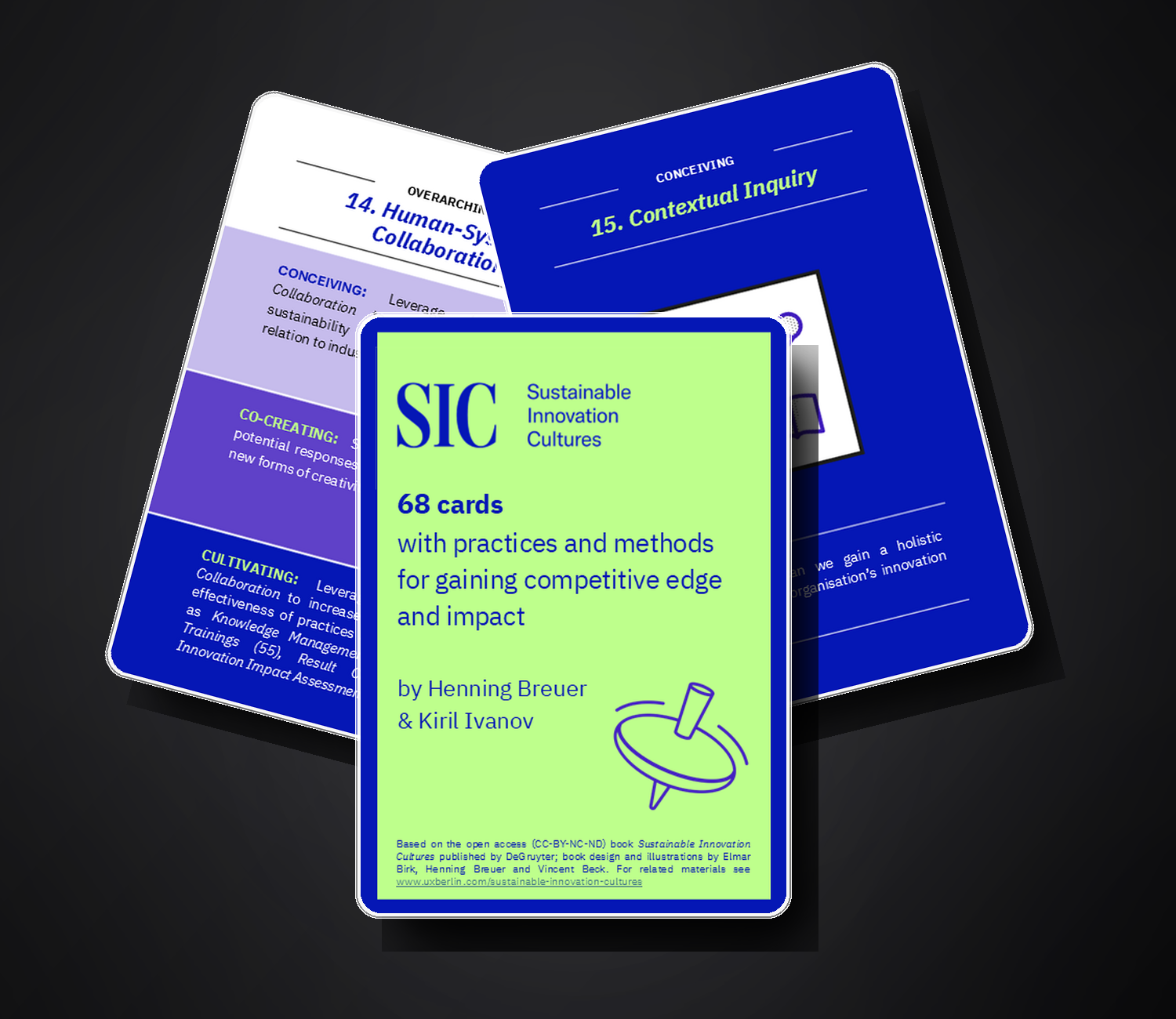 Sustainable Innovation Cultures - 72 Cards including 68 Practices and Methods 