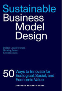 Cover of the Stanford University Press book Sustainable Business Model Design, published 2026